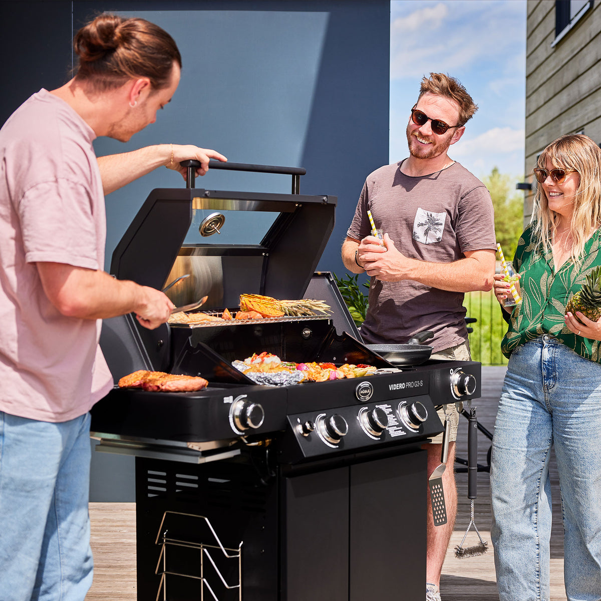 Rösle Videro Pro G3-S Vario+ 50mbar, Grillrost aus Gusseisen, für 1 - 8 Personen, Detailansicht 13