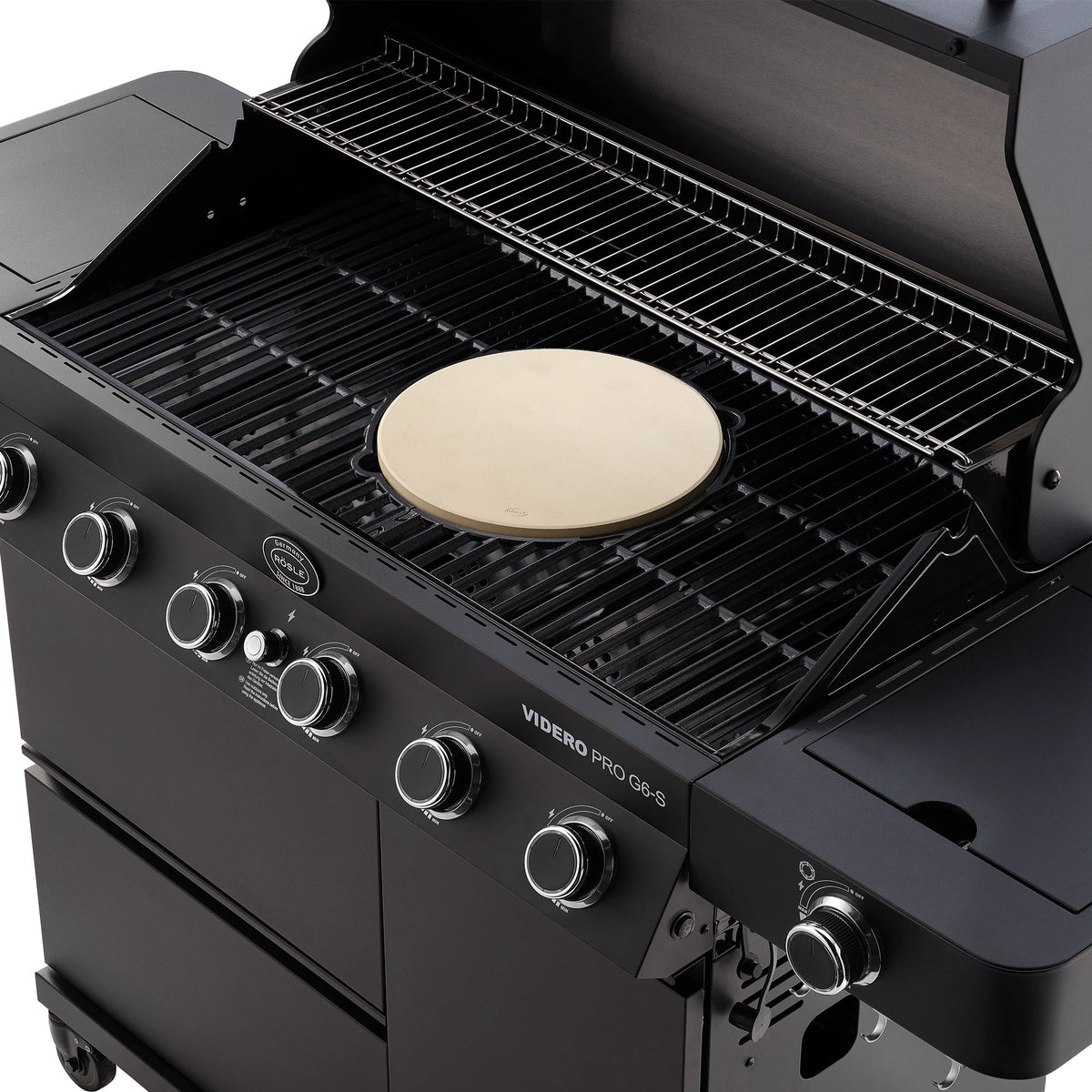 Rösle Videro Pro G6-S Vario+ 50mbar, Grillrost aus Gusseisen, für 1 - 20 Personen, Detailansicht 5