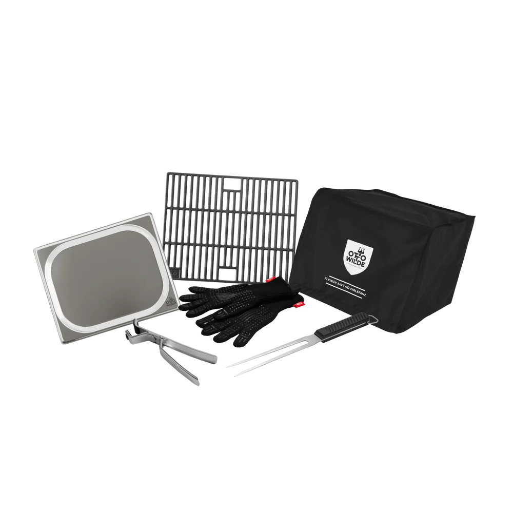 Otto Wilde Starter-Set Premium für Oberhitzegrill, Grillzubehör