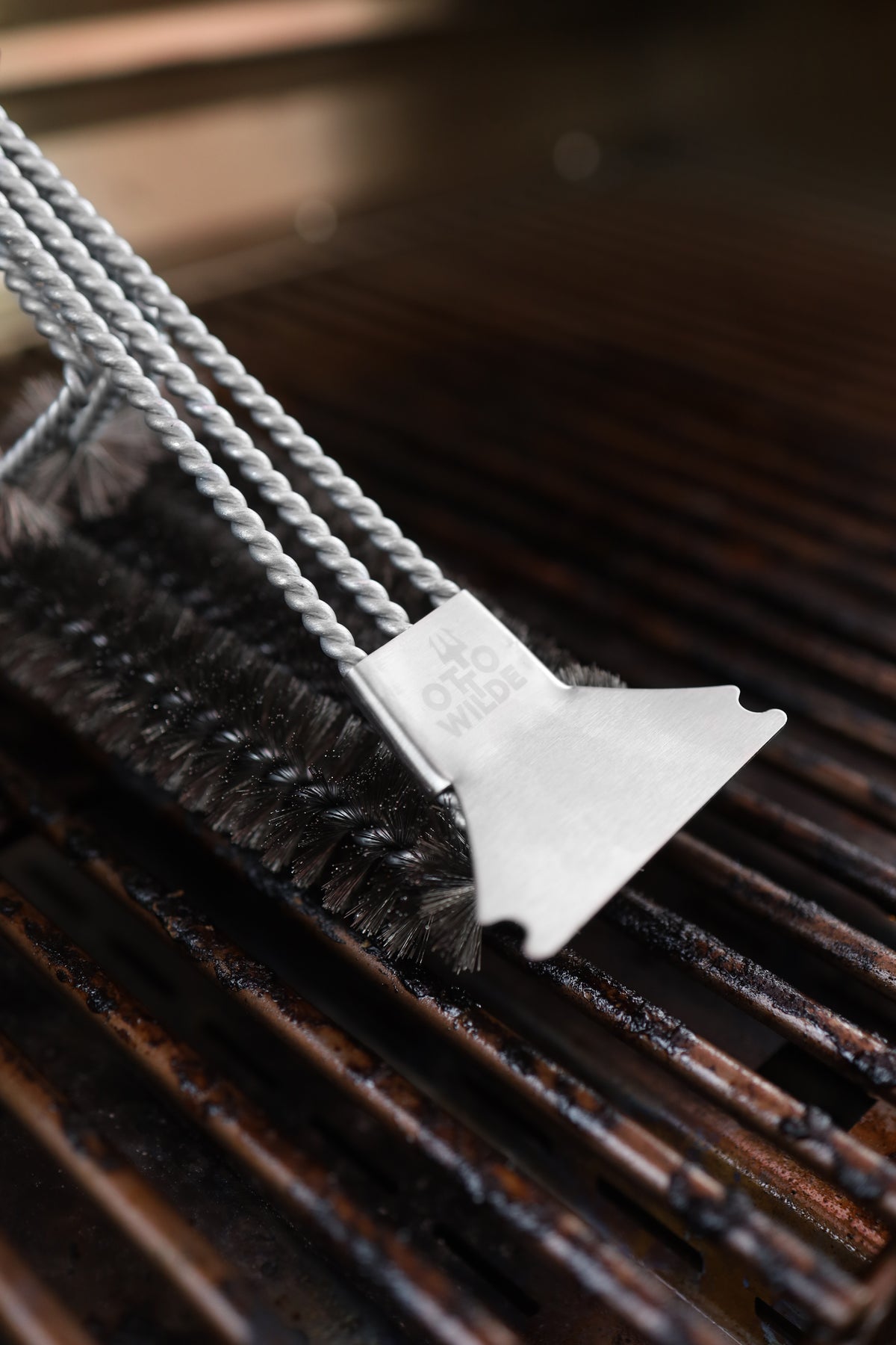 Otto Wilde Grillbürste, Edelstahl, Detailansicht 9