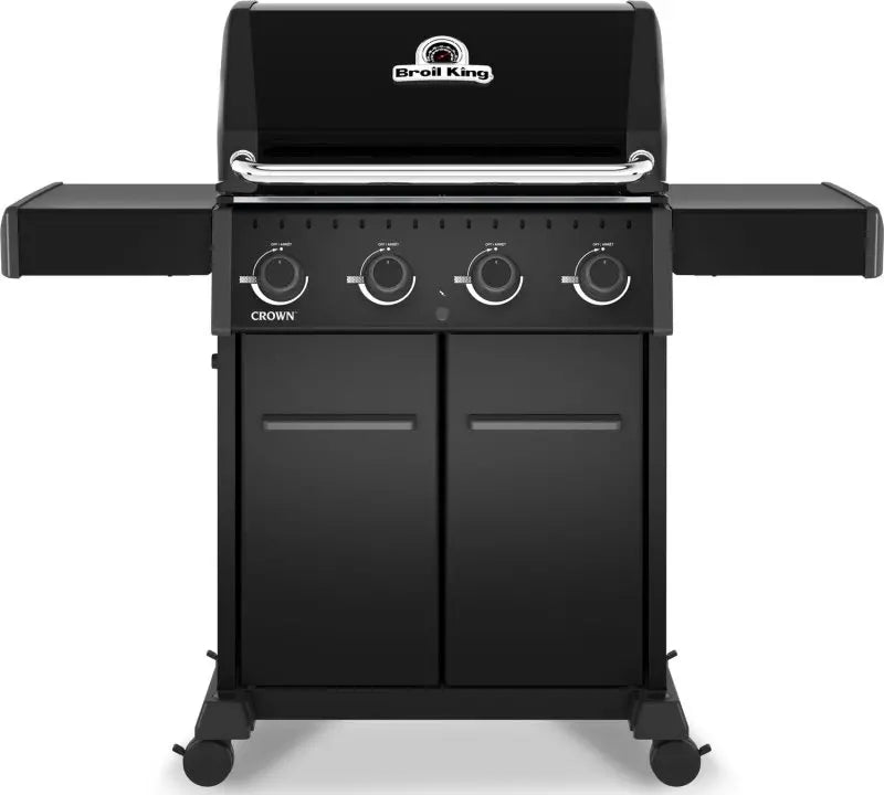 Broil King Crown 420 Shadow - Neuestes Model, Grillrost aus Gusseisen, für 1 - 12 Personen