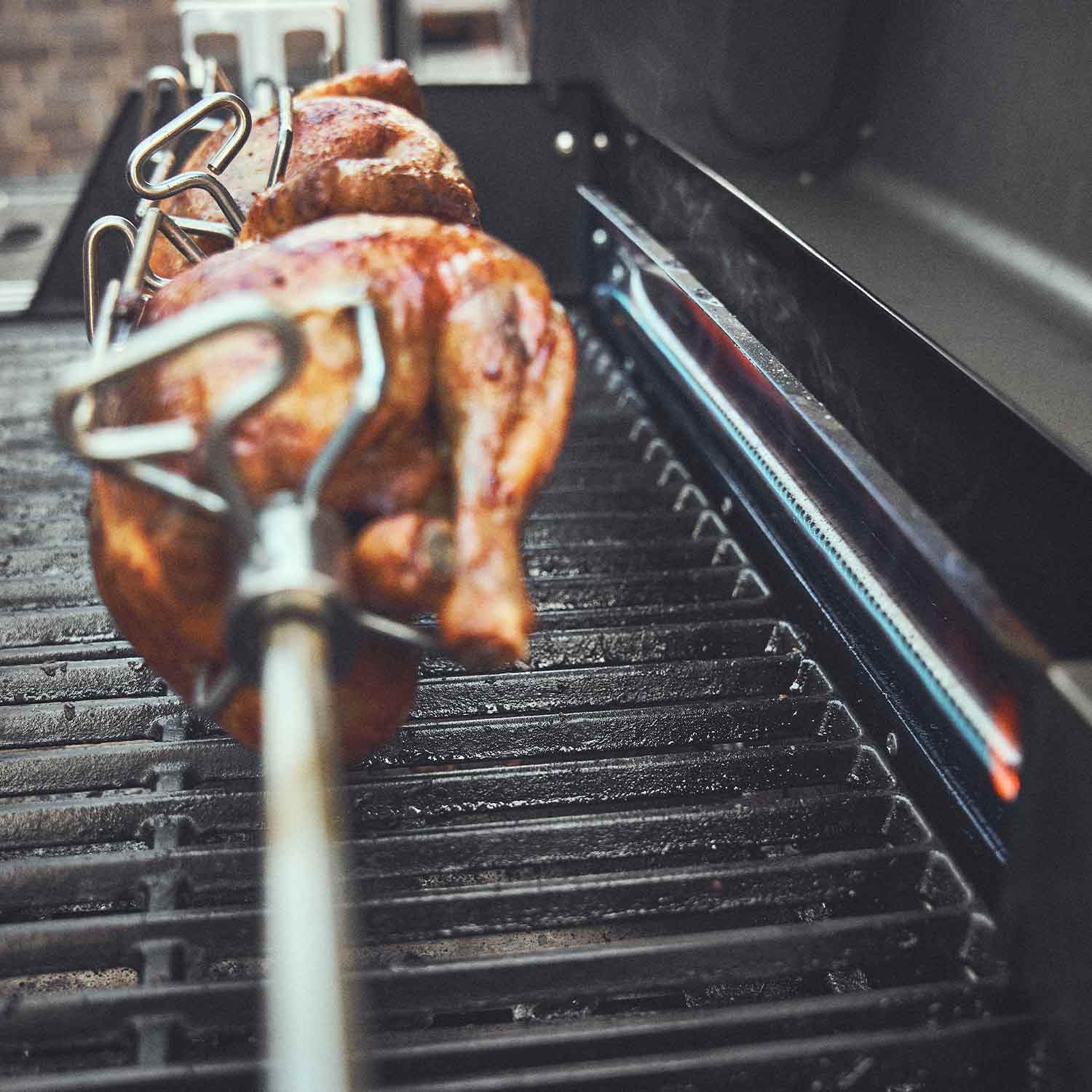 Burnhard EARL Premium-Gasgrill 3-Brenner Edelstahl mit Edelstahlrost, Grillrost, Detailansicht 5