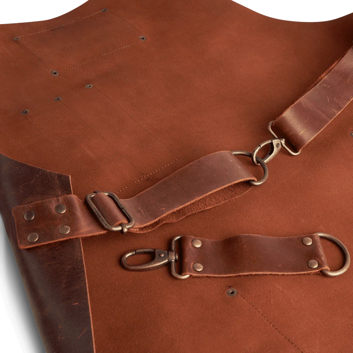 Burnhard Grillschürze Leder, Grillzubehör, Detailansicht 4