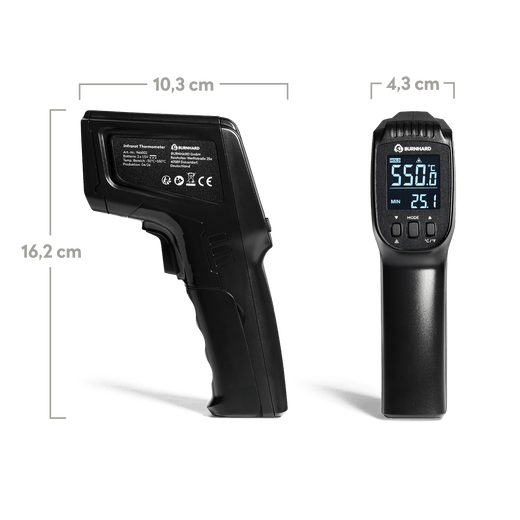 Burnhard Infrarotthermometer, Detailansicht 1