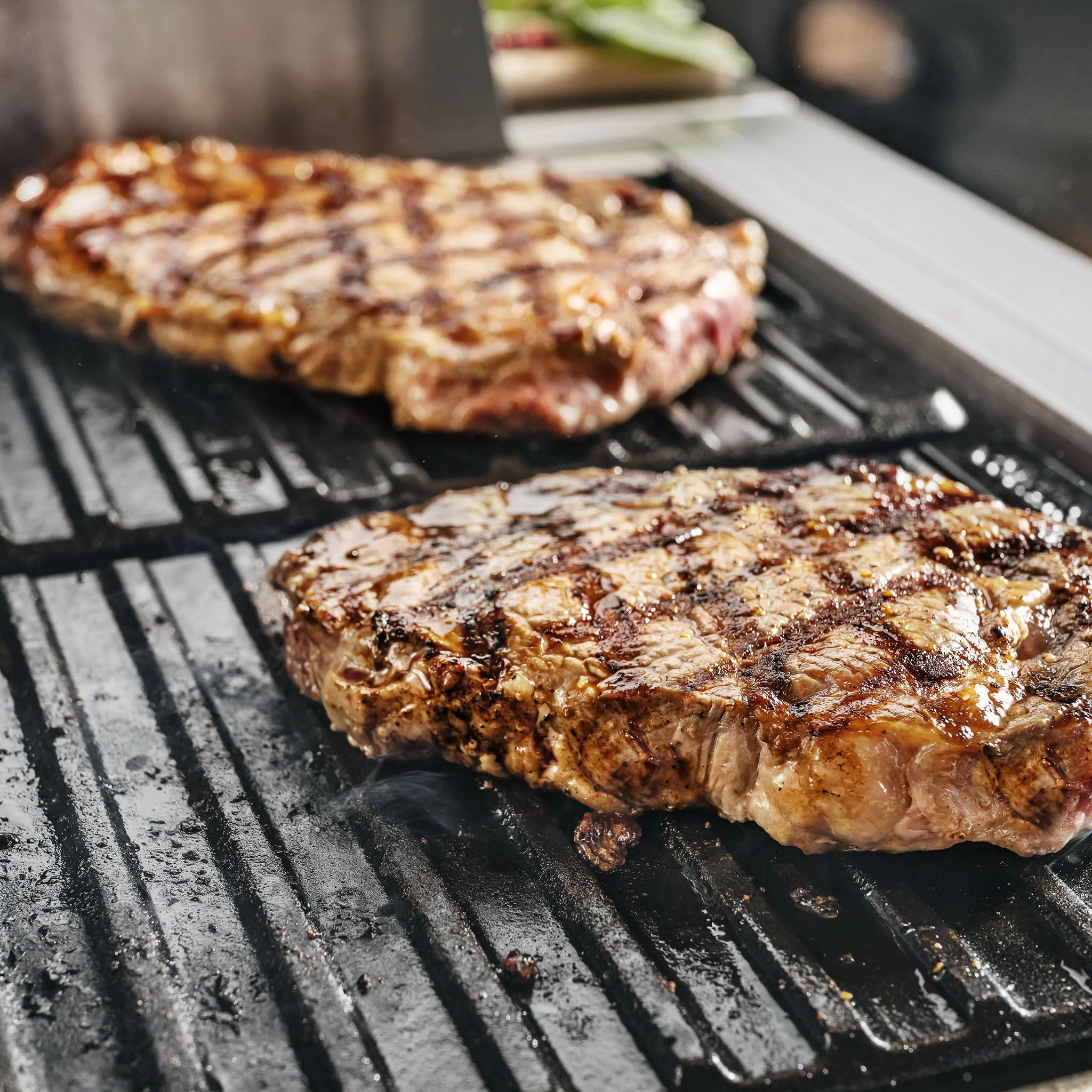 Burnhard GRANT Grillplatte Gusseisen 2-in-1, Grillzubehör, Detailansicht 3