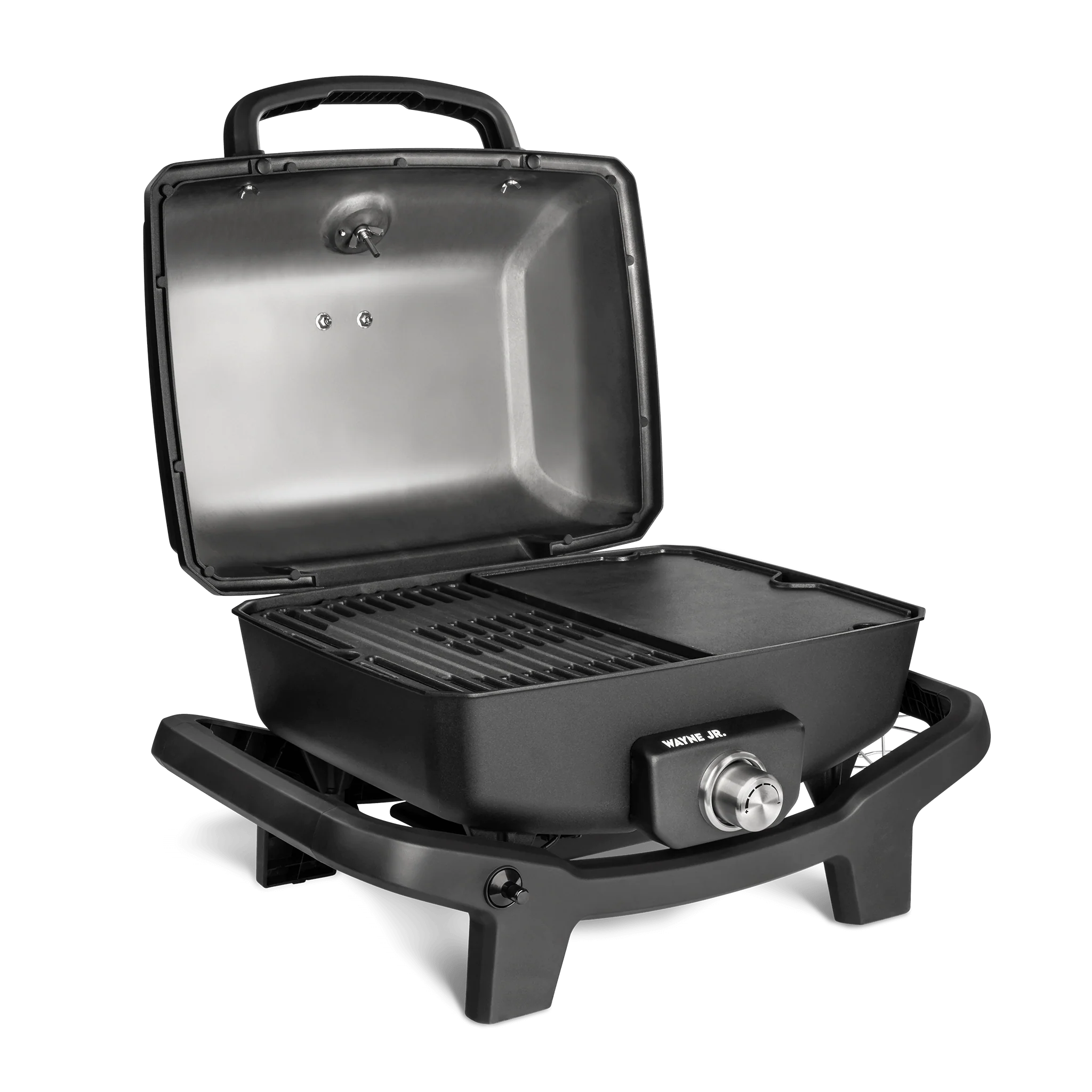 Burnhard Grillplatte Gusseisen beidseitig WAYNE Jr. 1-Brenner| 21.5 cm x 32 cm x 0.7 cm, Grillzubehör, Detailansicht 4