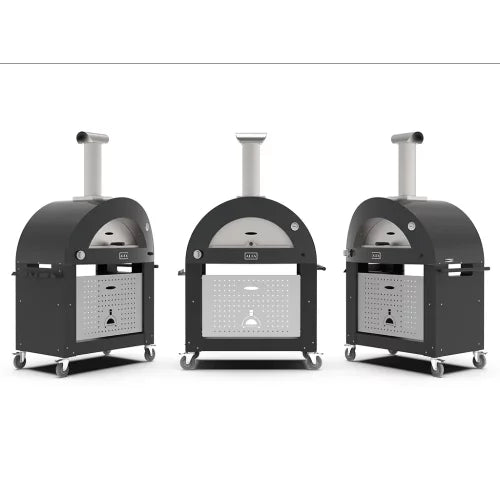 Alfa Forni Moderno, Unterbau 3 Pizze, Schwarz, Grillzubehör, Detailansicht 3