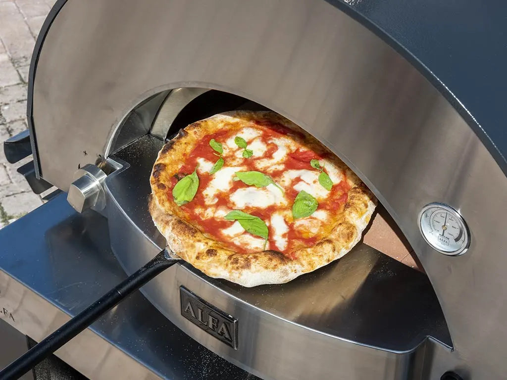 Alfa Forni Classico 2 Pizze, Gas/ Hybrid, Grau, Pizzaofen, Detailansicht 5