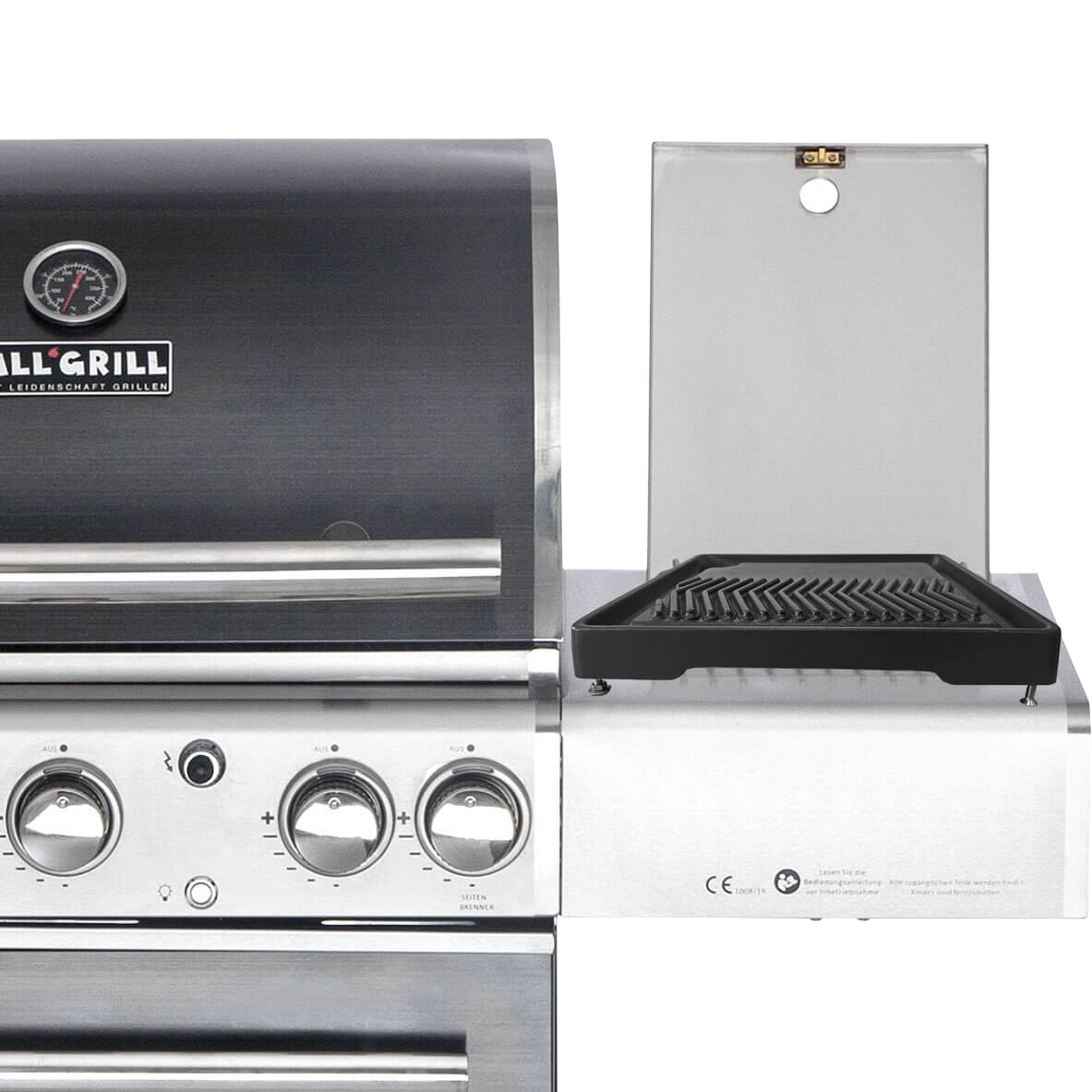 Grillplatte für Seitenbrenner