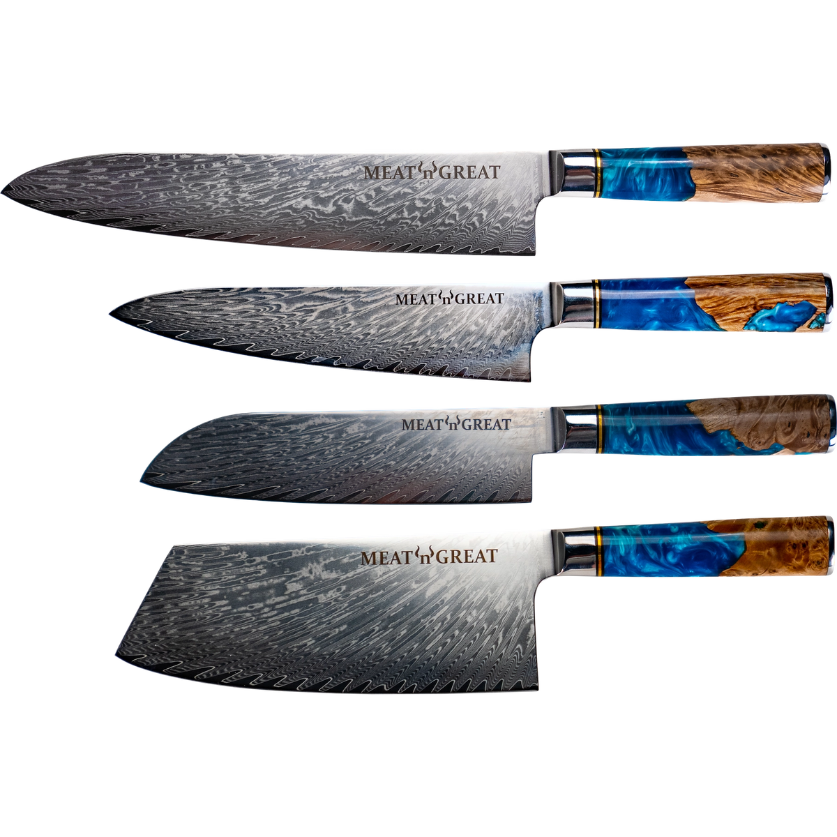BABOSSA "Aquarell" Messerset Küchenchef