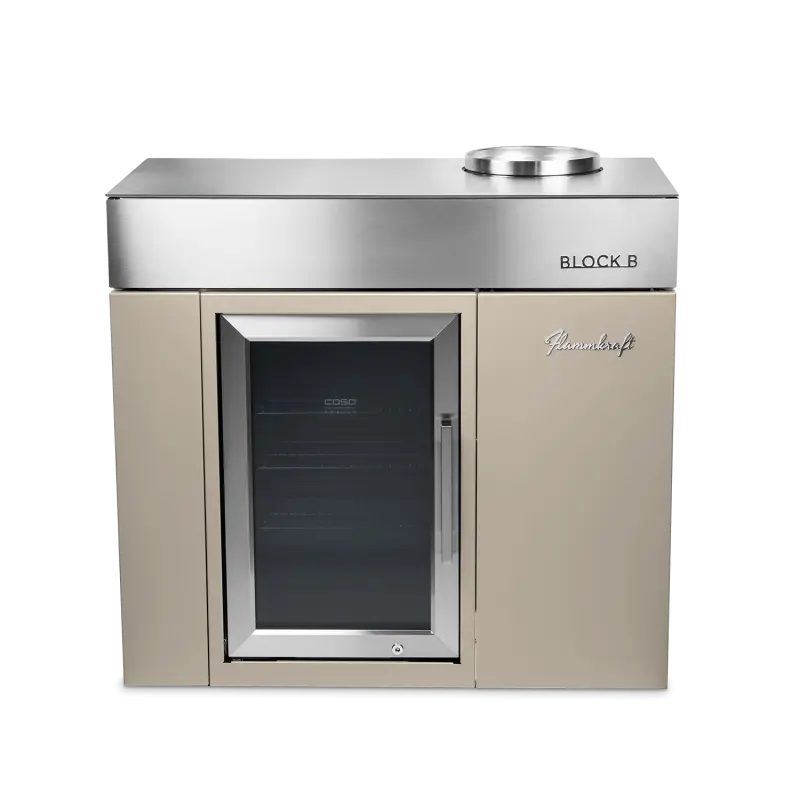 Flammkraft Block B, Taupe, Außenküche