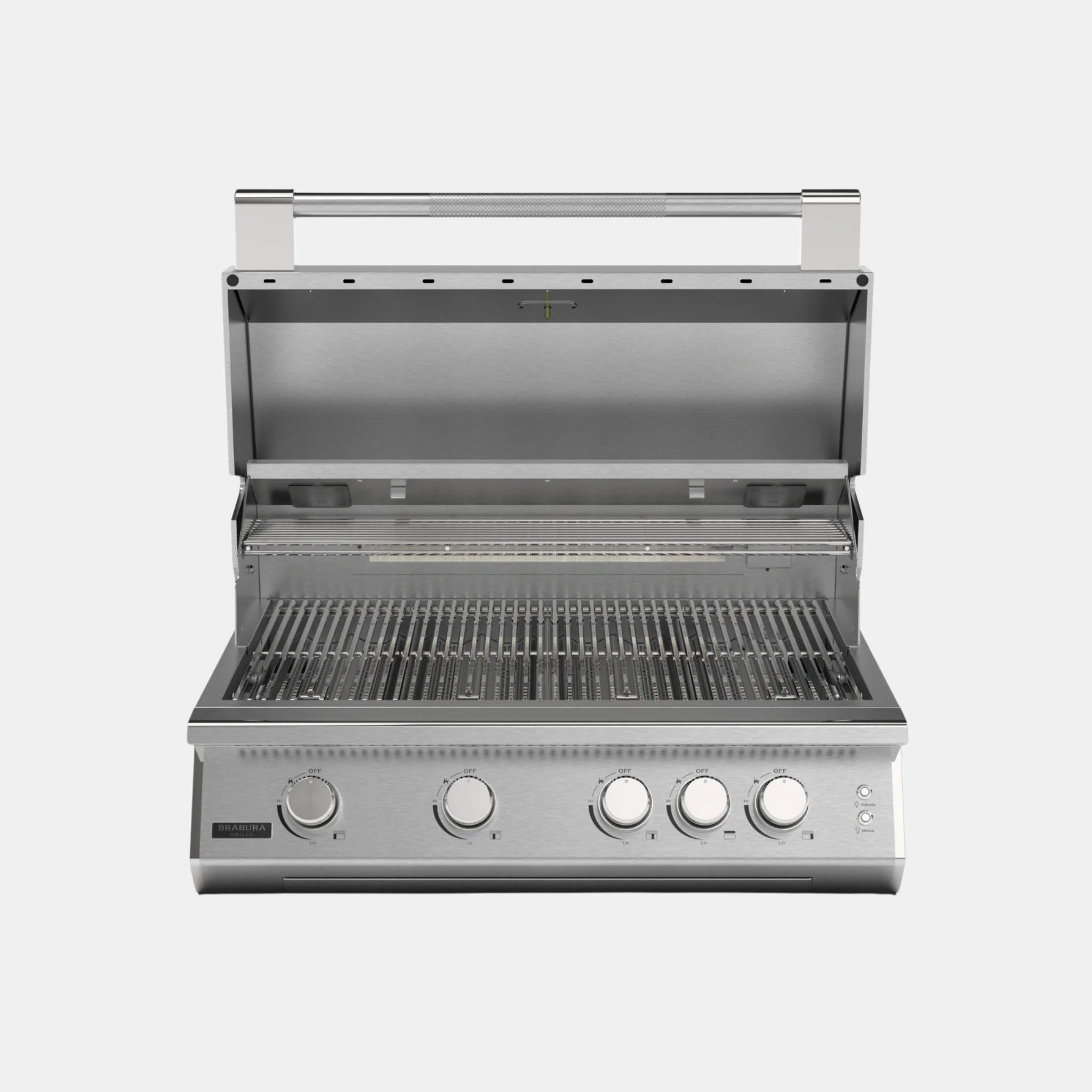 Brabura Fusion 400 RS Einbaugrill 4-Brenner, Grillrost aus Edelstahl, für 1 - 15 Personen, Detailansicht 2