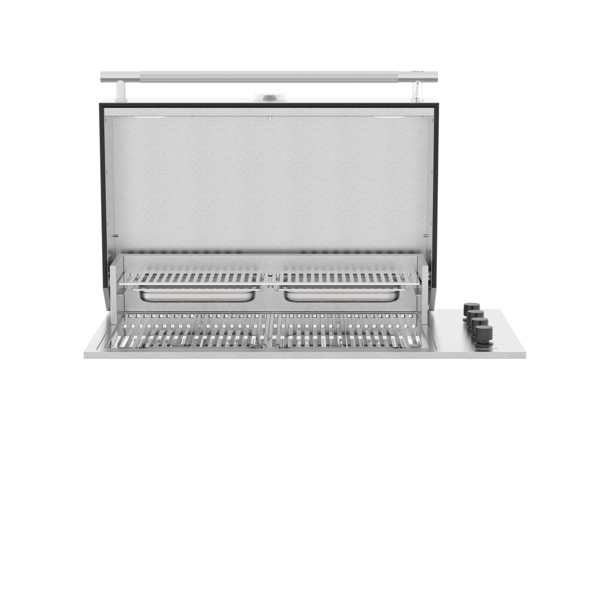 Brabura Box-Q-Einbaugrill 4-Brenner Edelstahl, Detailansicht 1