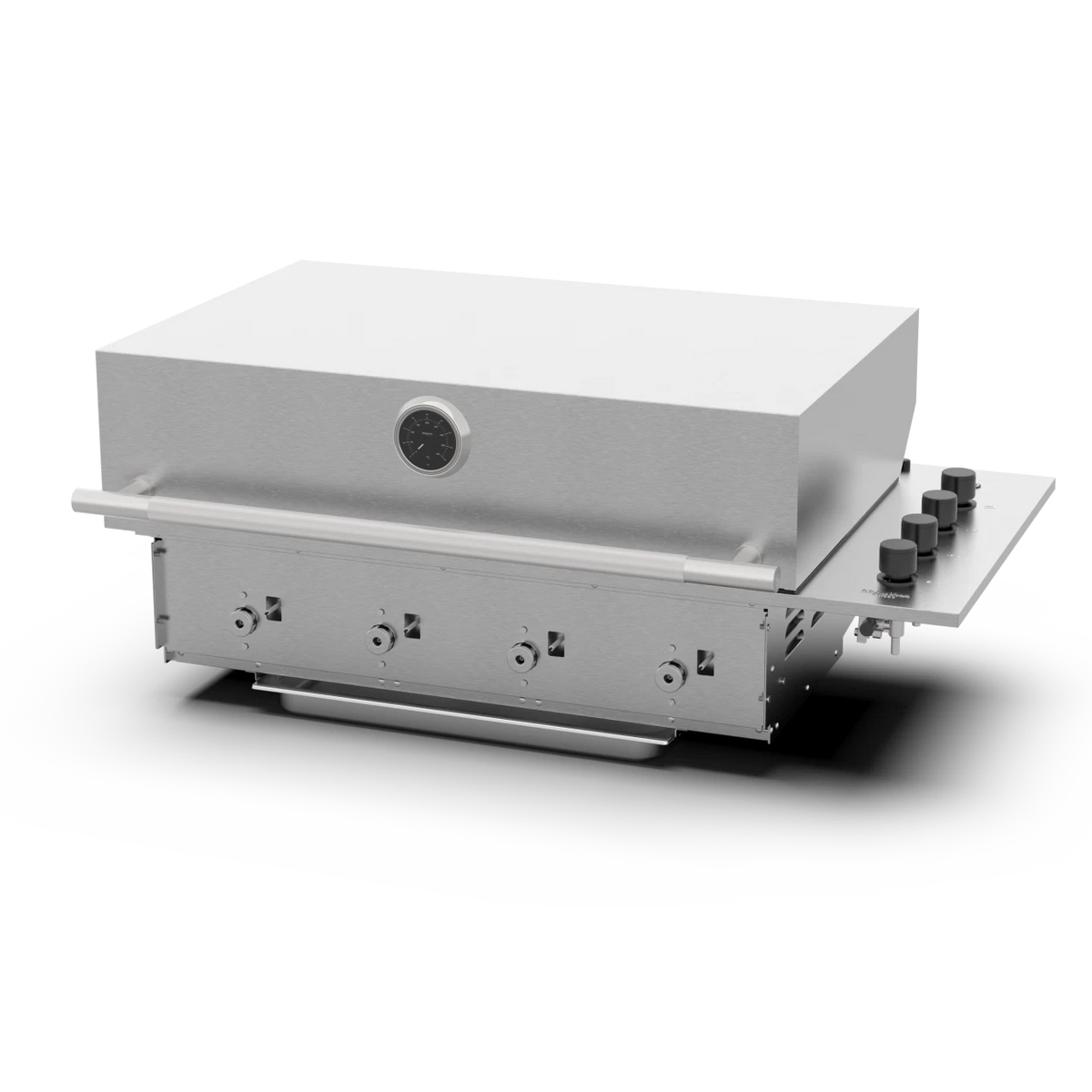 Brabura Box-Q-Einbaugrill 4-Brenner Edelstahl, Detailansicht 4