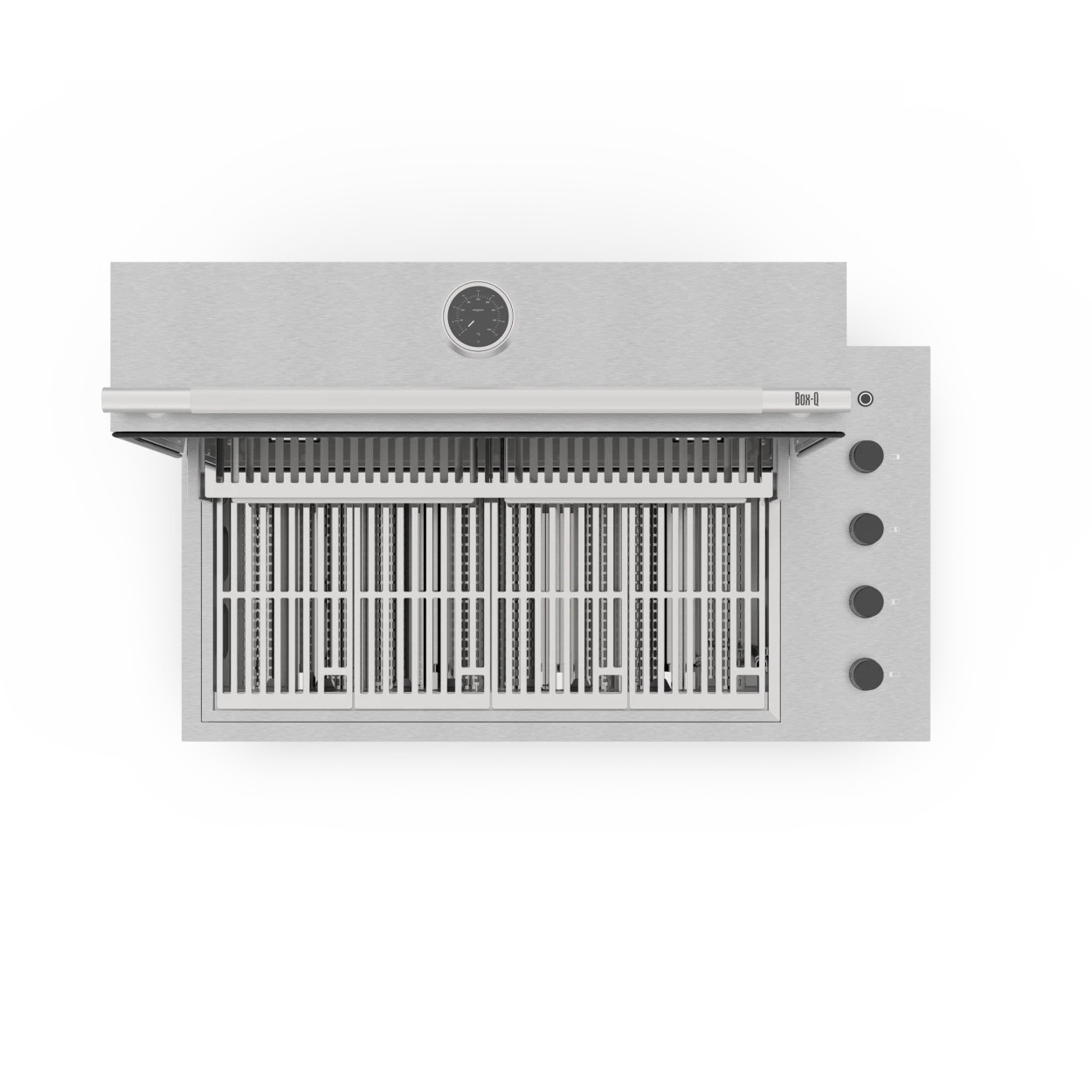 Brabura Box-Q-Einbaugrill 4-Brenner Edelstahl, Detailansicht 3