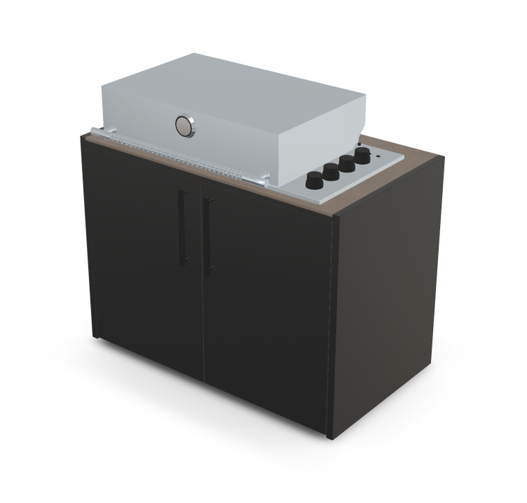 Brabura Box-Q 4-Brenner Edelstahl, Grills, Detailansicht 32
