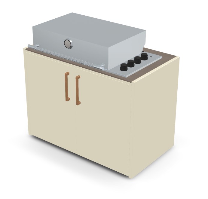 Brabura Box-Q 4-Brenner Edelstahl, Grills, Detailansicht 34