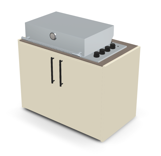 Brabura Box-Q 4-Brenner Edelstahl, Grills, Detailansicht 35