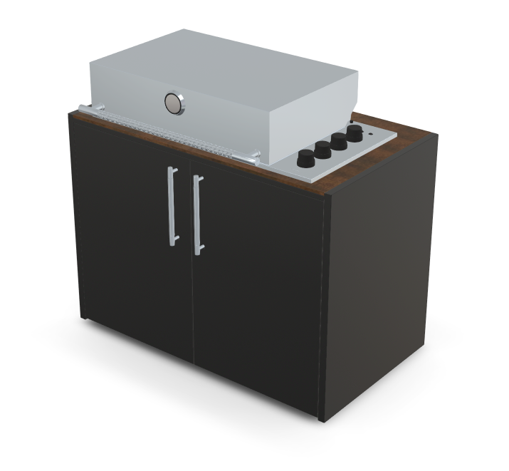 Brabura Box-Q 4-Brenner Edelstahl, Grills, Detailansicht 39