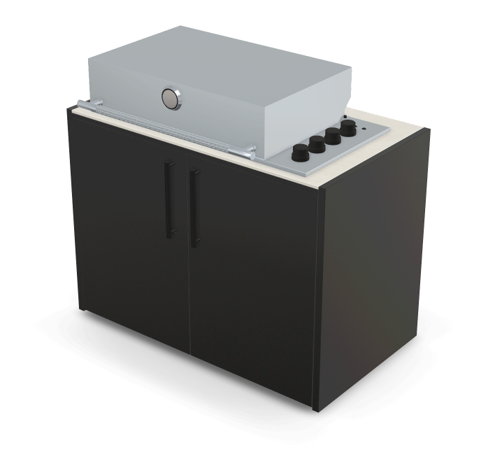Brabura Box-Q 4-Brenner Edelstahl, Grills, Detailansicht 7