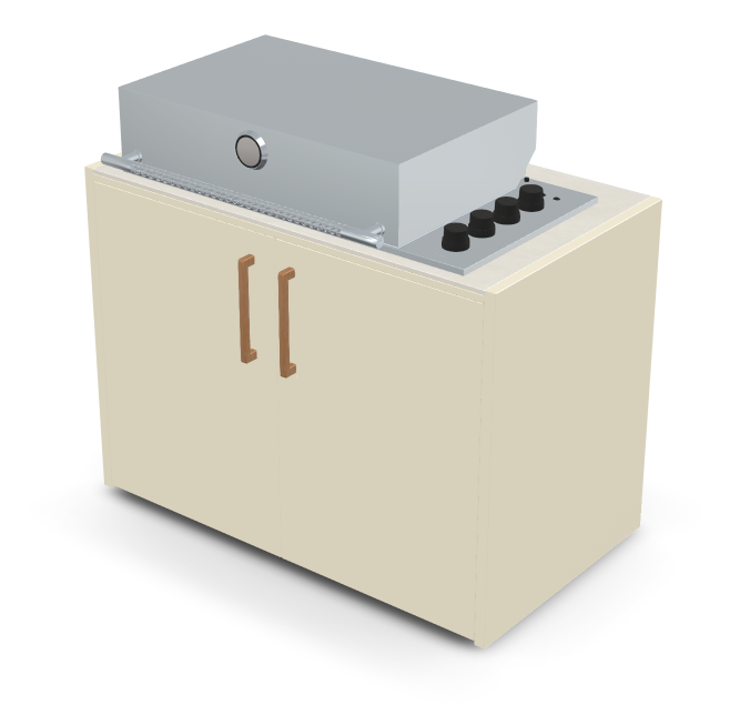 Brabura Box-Q 4-Brenner Edelstahl, Grills, Detailansicht 9