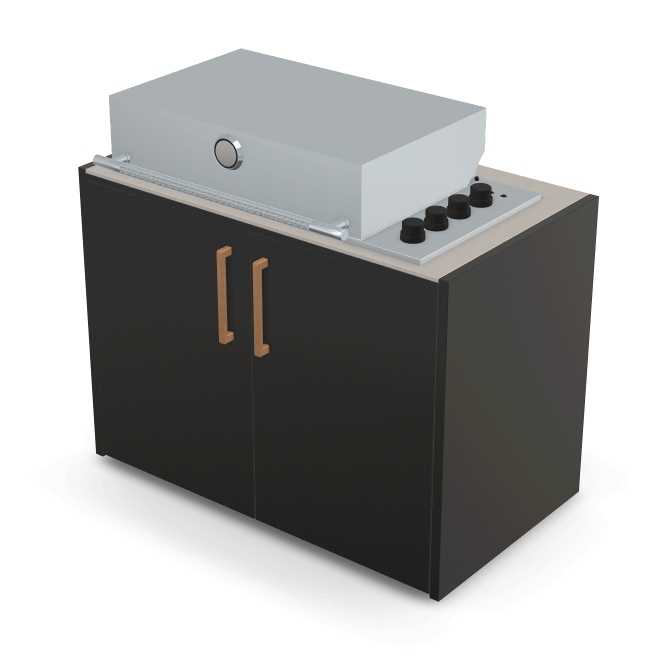Brabura Box-Q 4-Brenner Edelstahl, Grills, Detailansicht 25