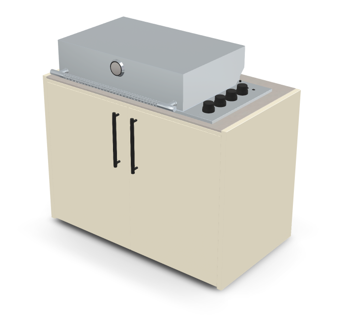 Brabura Box-Q 4-Brenner Edelstahl, Grills, Detailansicht 29