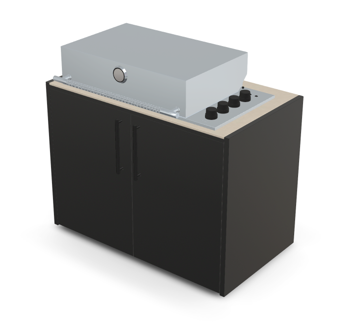 Brabura Box-Q 4-Brenner Edelstahl, Grills, Detailansicht 44