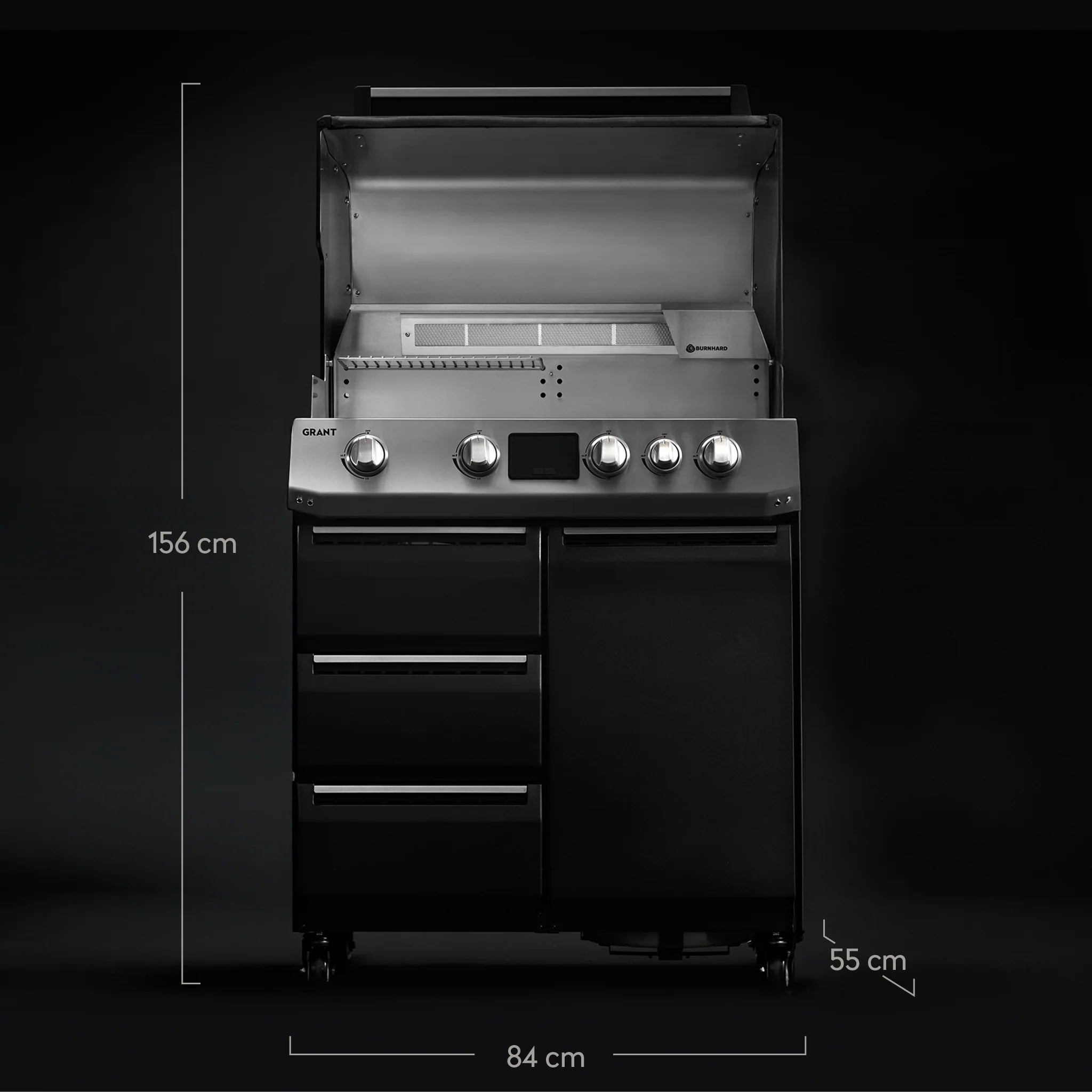 Burnhard GRANT Base +, Grillrost aus Gusseisen, Detailansicht 6