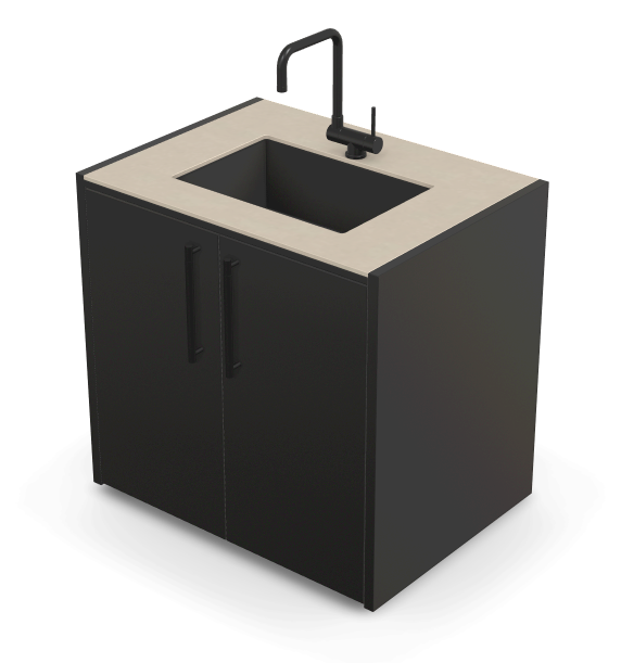 Brabura CT 90 Waschbeckenmodul, Detailansicht 43