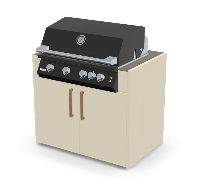 Brabura Fusion 400 RM Modul| Neustes Edelstahlmodell, Grillrost aus Edelstahl, für 1 - 15 Personen, Detailansicht 33
