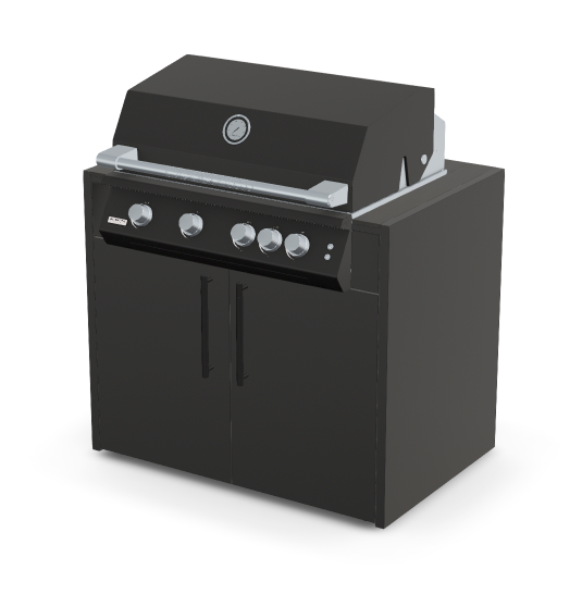 Brabura Fusion 400 RM Modul| Neustes Edelstahlmodell, Grillrost aus Edelstahl, für 1 - 15 Personen, Detailansicht 1