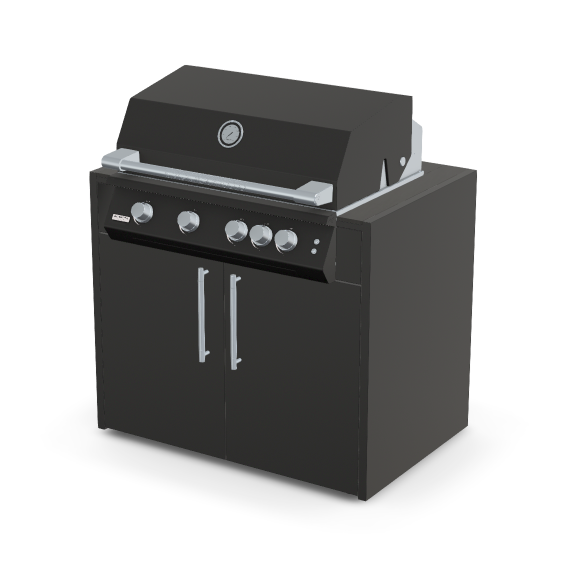 Brabura Fusion 400 RM Modul| Neustes Edelstahlmodell, Grillrost aus Edelstahl, für 1 - 15 Personen, Detailansicht 2