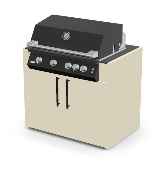 Brabura Fusion 400 RM Modul| Neustes Edelstahlmodell, Grillrost aus Edelstahl, für 1 - 15 Personen, Detailansicht 4