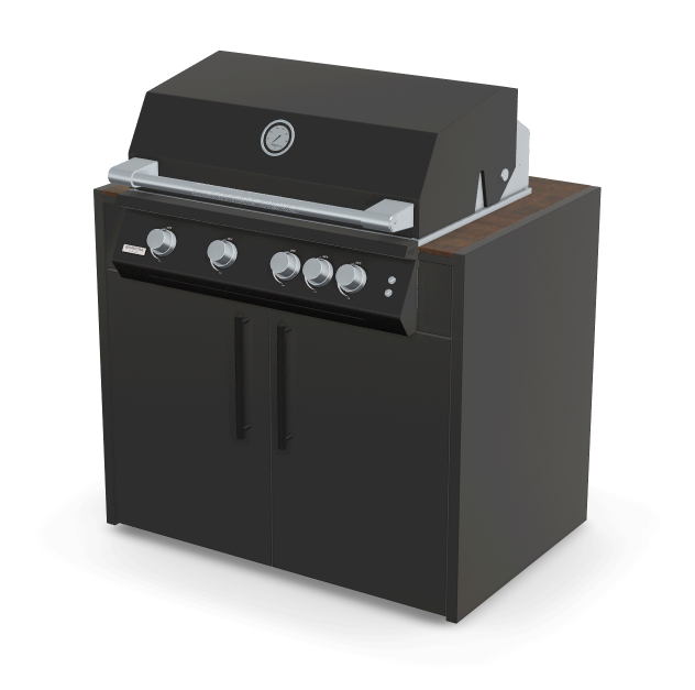Brabura Fusion 400 RM Modul| Neustes Edelstahlmodell, Grillrost aus Edelstahl, für 1 - 15 Personen, Detailansicht 37