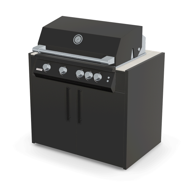 Brabura Fusion 400 RM Modul| Neustes Edelstahlmodell, Grillrost aus Edelstahl, für 1 - 15 Personen, Detailansicht 7