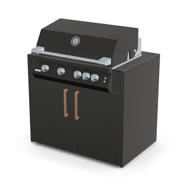 Brabura Fusion 400 RM Modul| Neustes Edelstahlmodell, Grillrost aus Edelstahl, für 1 - 15 Personen, Detailansicht 12