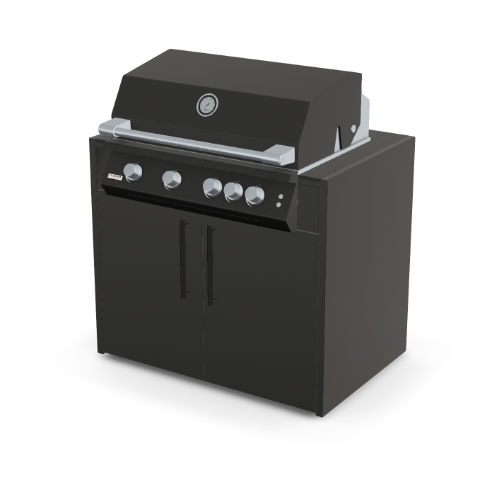 Brabura Fusion 400 RM Modul| Neustes Edelstahlmodell, Grillrost aus Edelstahl, für 1 - 15 Personen, Detailansicht 13