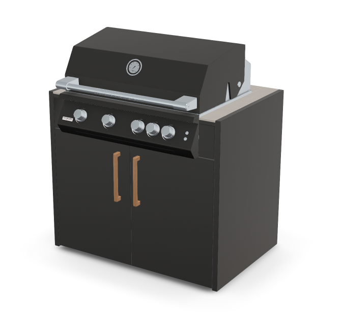 Brabura Fusion 400 RM Modul| Neustes Edelstahlmodell, Grillrost aus Edelstahl, für 1 - 15 Personen, Detailansicht 24