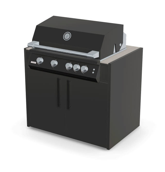 Brabura Fusion 400 RM Modul| Neustes Edelstahlmodell, Grillrost aus Edelstahl, für 1 - 15 Personen, Detailansicht 25