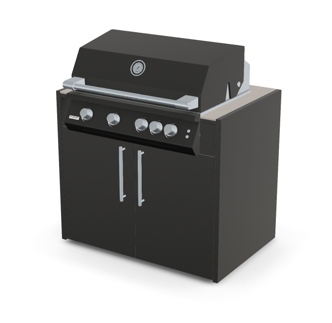 Brabura Fusion 400 RM Modul| Neustes Edelstahlmodell, Grillrost aus Edelstahl, für 1 - 15 Personen, Detailansicht 26
