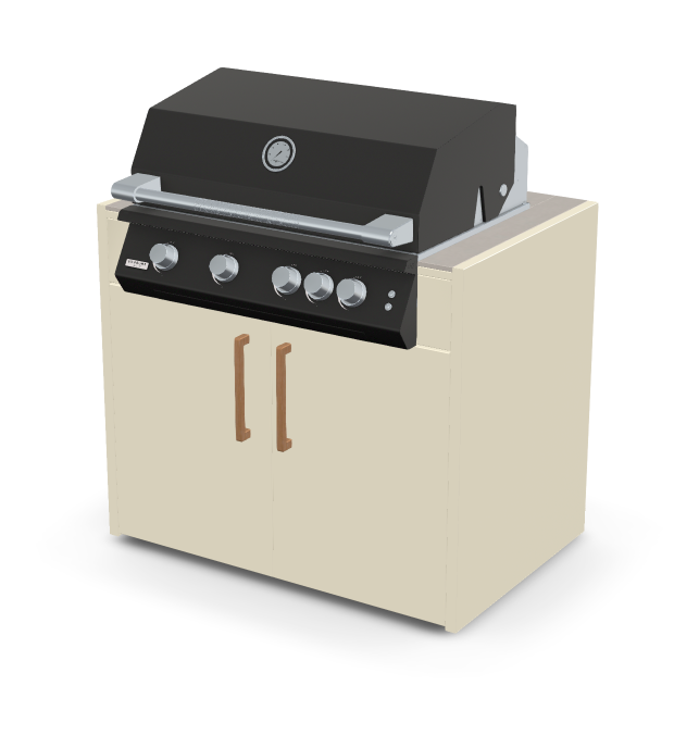 Brabura Fusion 400 RM Modul| Neustes Edelstahlmodell, Grillrost aus Edelstahl, für 1 - 15 Personen, Detailansicht 27