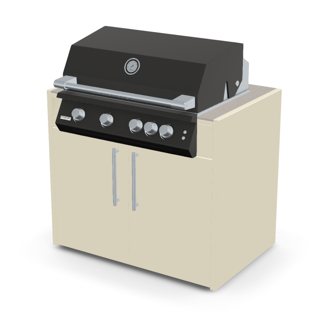 Brabura Fusion 400 RM Modul| Neustes Edelstahlmodell, Grillrost aus Edelstahl, für 1 - 15 Personen, Detailansicht 29