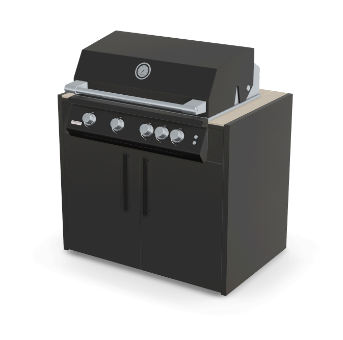 Brabura Fusion 400 RM Modul| Neustes Edelstahlmodell, Grillrost aus Edelstahl, für 1 - 15 Personen, Detailansicht 43