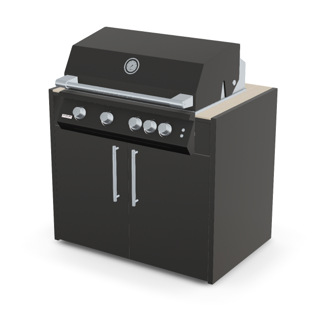 Brabura Fusion 400 RM Modul| Neustes Edelstahlmodell, Grillrost aus Edelstahl, für 1 - 15 Personen, Detailansicht 44