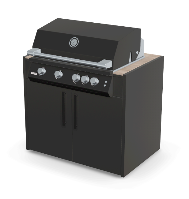 Brabura Fusion 400 RM Modul| Neustes Edelstahlmodell, Grillrost aus Edelstahl, für 1 - 15 Personen, Detailansicht 19