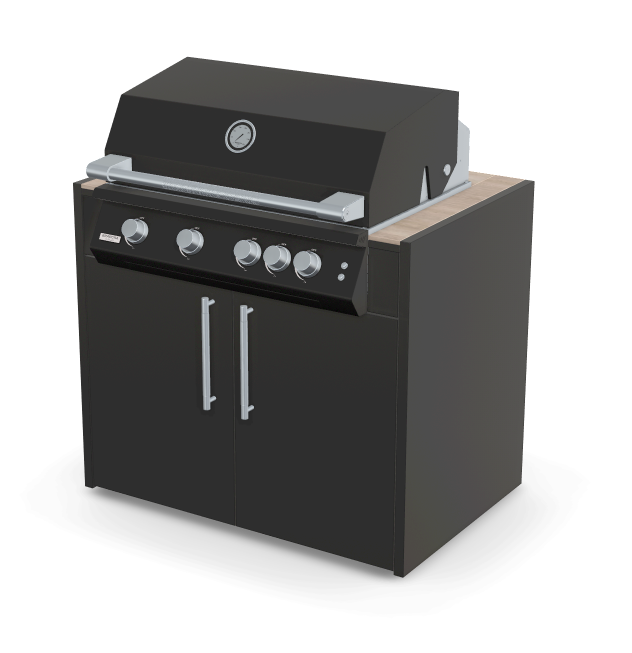 Brabura Fusion 400 RM Modul| Neustes Edelstahlmodell, Grillrost aus Edelstahl, für 1 - 15 Personen, Detailansicht 20