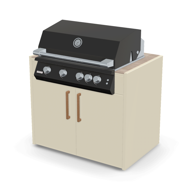 Brabura Fusion 400 RM Modul| Neustes Edelstahlmodell, Grillrost aus Edelstahl, für 1 - 15 Personen, Detailansicht 21