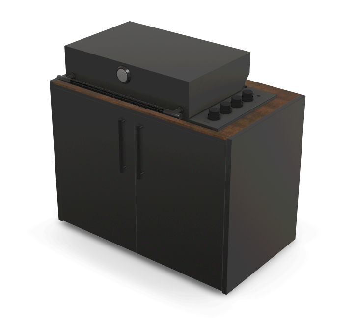 Brabura Box-Q 4-Brenner schwarz| Neuestes Edelstahlmodell, Detailansicht 37