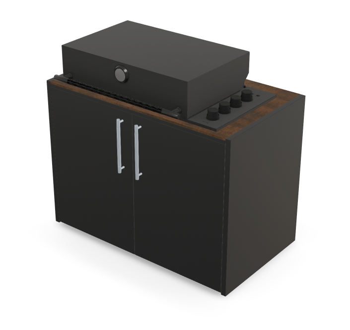 Brabura Box-Q 4-Brenner schwarz| Neuestes Edelstahlmodell, Detailansicht 38